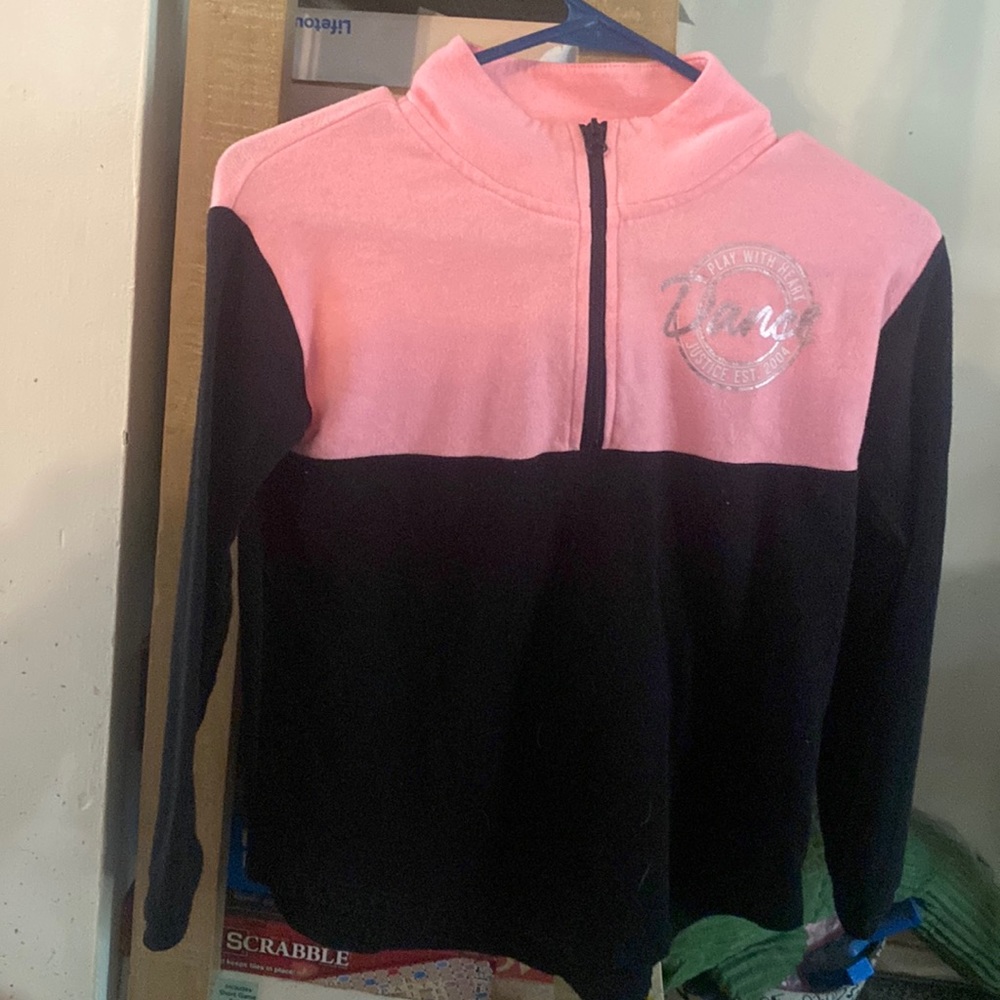 Size 10 Justice pullover.